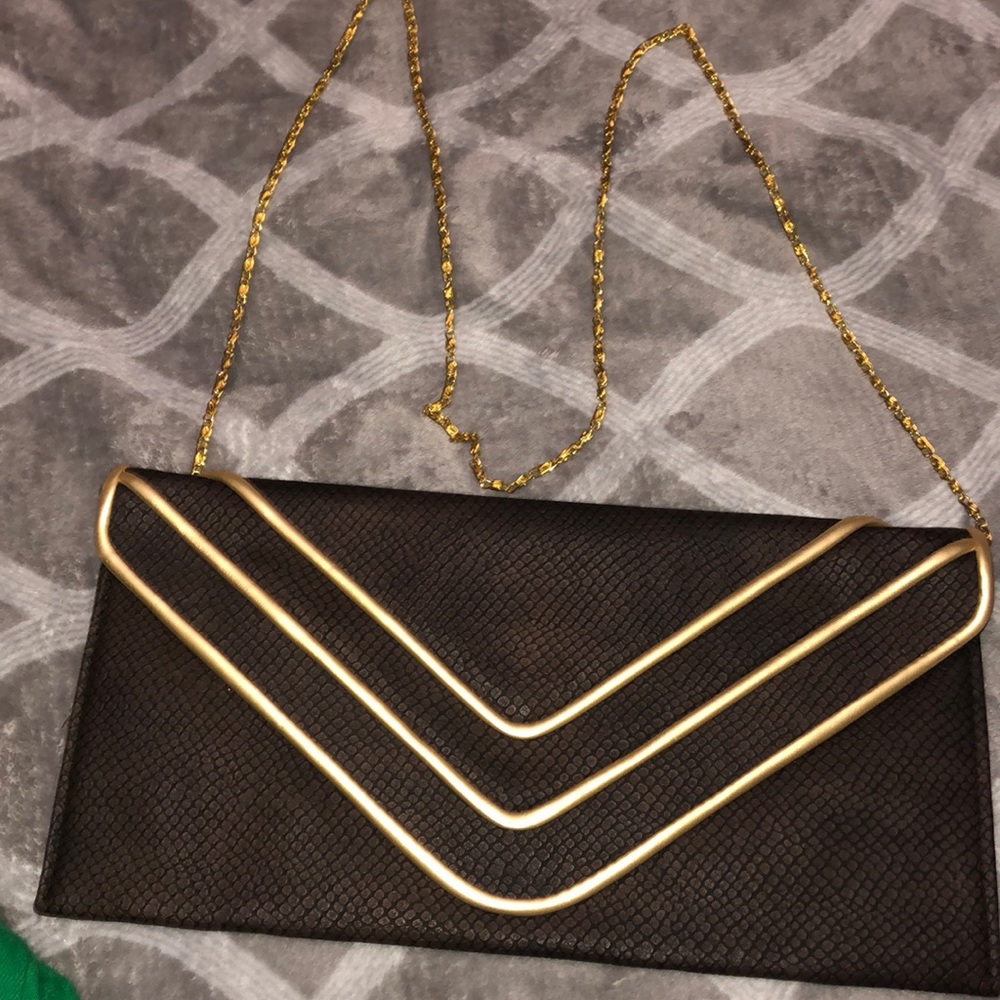 Brown over the shoulder going out on the town bag